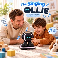 OLLIE Buddy AI Robot Companion for Kids, Voice Chat, Singing, Dancing, Camera Object Recognition, 9 