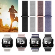 For fitbit versa Smart Watch Nylon Loop Strap Versa Woven Sports Strap Band