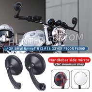 Motorcycle Retro Rearview Mirror For BMW RnineT R12 R18 F900R G310R F800R Handlebar Side Mirror CNC 