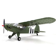Lingxuinfo Remote Control Airplane Model, 1/16 WWII Piper J-3 CUB RC 4CH Brushless Fixed-Wing Aircra