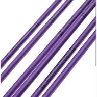 12 batang Aluminium Arrow Shaft Easton Jazz Black / Jazz (purple)  - shaft dan XX75 tips shj.