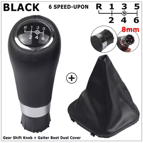 Manual 6 Speed Car Shift Gear Stick Knob For MERCEDES C CLASS W203 S203 CL203 2000 2001 2002 2003