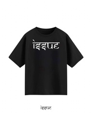 T-SHIRT ISSUE ลาย ISSUE ขาว ดำ ใส่สบาย