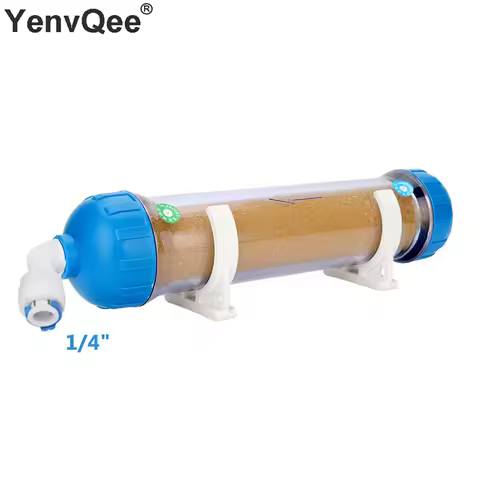 RO Refillable T33 Housing DIY Fill Water Filter Cartridge filled with Ion Exchange Resin Remove Scal