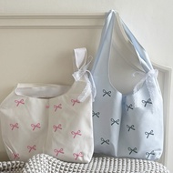 Mocorie - Daisyveil Coquette Shoulder Bag Coquette Ribbon Totebag Ribbon Bow Totebag Ribbon Coquette