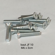 JF 10/M6x30mm screwdriver bolts (10 pcs)
