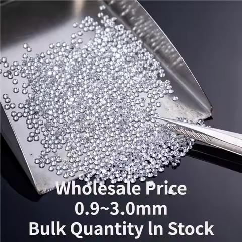 Messi Jewelry DEF VVS-VS 0.8mm-3.0mm 10pcs 20pcs 30pcs 0.5ct 1ct Melee Lab Grown Diamonds HPHT Littl