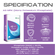 [1KG REPACK] Ag-TECH Calcium Nitrate MKP Magnesium KEMAPCO Potassium Nitrate Fertilizer | Baja AB Sa