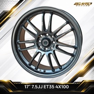 (2PCS) New Rim 17 Inch Re30 4x100 4x114.3