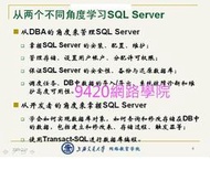 【9420-1233】SQL Server 2000 資料庫系統管理與維護 教學影片 -(19堂課, 上海交大), 260元!