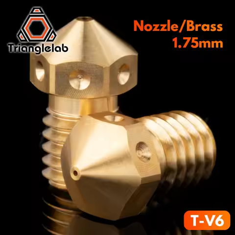 Trianglelab T-V6 Nozzle Top Quality V6 Nozzle for 3D Printers Hotend M6 Thread for Nozzles Hotend Ta