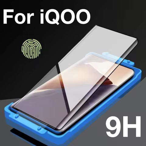 For iQOO 5 8 9 10 11 12 Pro iQOO12 iQOO11 iQOO10 iQOO9 iQ00 Screen Protector Protective with Install