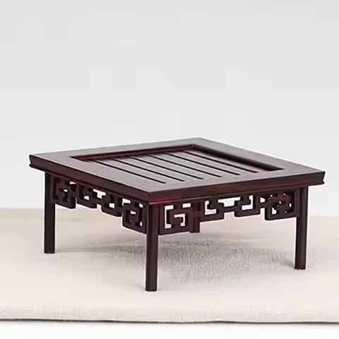 Jade and Stone Ornaments, Jade Seal Base, Square, Purple Sand, Bonsai, Crafts