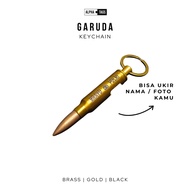GANTUNGAN ALPHA TAGS - GARUDA Key Chain - Custom Belt Chain Accessories - Bottle Buster Bottle Cap O