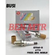 Original HONDA JAZZ HRV CRV BRV BRIO FREED IZFR6K13 Iridium LaserBUSI NGK - CARBen