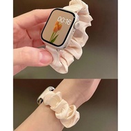 Suitable for a-pple-watch6789 A-pple Watch i-watch10se High-End French Pearl Hair Tie Strap Ready st