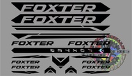 FOXTER  BIKE FRAME DECALS (Design 2)