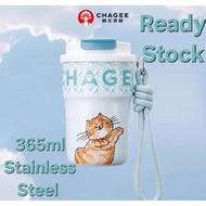 100% ORIGINAL CHAGEE Stanless Steel Thermos Cup ( blue )