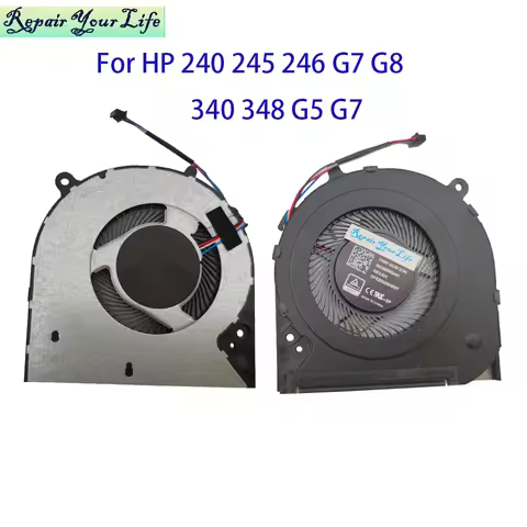 Laptop CPU Cooling Fan For HP 240 245 246 G7 G8 300 340 348 G5 TPN-I130 TPN-I135 Cooler Radiator Fan