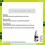 ◲ ◐ ◮ Vita Vet Ofloxacin Ear Drops Antibacterial & AntiFungal 15mL