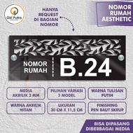 AESTHETIC HOUSE NUMBER ACRYLIC ELEGANT, MODERN HOUSE NUMBER unit number signage house unit number