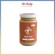 [Oh Nutty] Peanut 100% Peanut Butter Crunch, 230g / Sugar Free, Addictive-free / Premium Nut Butter,