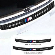 1pc M Carbon Fiber Car Bumper Sticker For Bmw E30 E34 E36 E39 E46 E60 E87 E90 E83 F10 F20 F30 G20