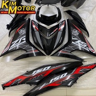 COVERSET Y15 V1 V2 ORIGINAL VELOZI Y15ZR METALLIC BLACK RED 2022 CUSTOM