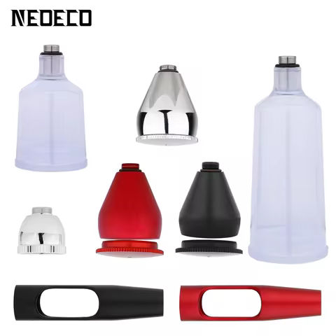 NCT-SJ83 Dual Action Airbrush 2cc 9cc 20cc 40cc Black Red Cups & Handles Replacement Parts Accessori