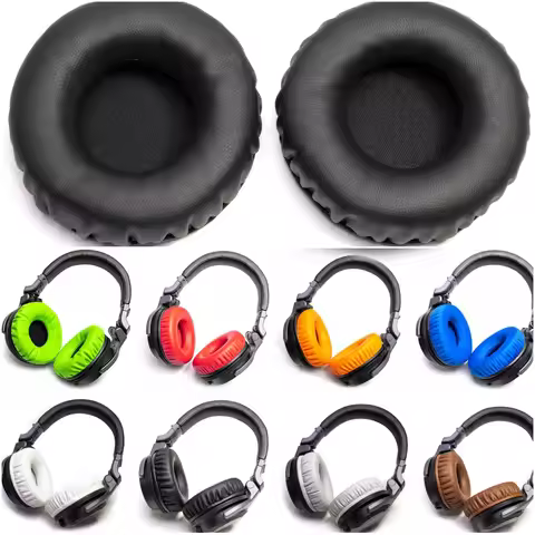 Thick Soft Protein Leather Dj Work Ear Pads Foam Cushion Cover For Pioneer HDJ CUE1 Cue One,HDJ500 D