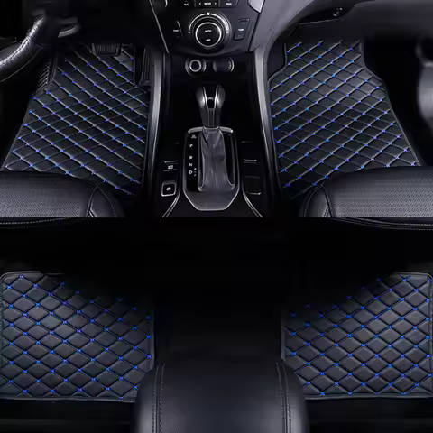Universal Size Artificial Leather Car Floor Mats for CITROEN All Models C4 Picasso C3 C5 C6 DS4 DS5 