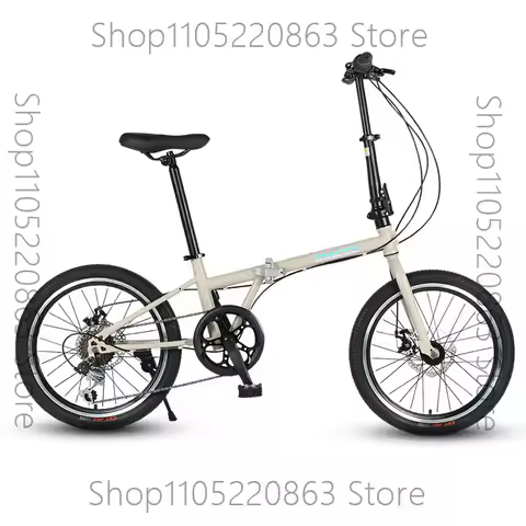 Folding Bike Classic 20 Inch Variable Speed Folding Bike Ride