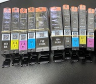 MỰC IN BÓC MÁY CHÍNH HÃNG CANON IX6770 IX6870 7270 MÃ PGI-750CLI-751( 5 MÀU )