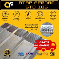 ATAP FERDAM STD 105 - Spandek 5 Meter - Galvalum Dengan Lapisan Peredam Insulasi Alumunium Foil #Tri