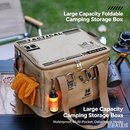Large Capacity Foldable Oxford Camping Storage Box 30L/42L Tactical Car Picnic Organizer
