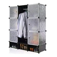 Almari 9 Cube + Shoes Rack