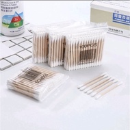 Double-headed Cotton Swab Bamboo Cotton Swab/ Disposable Wooden Cotton
