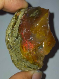 พลอย ก้อน ดิบ โอปอล เอธิโอเปีย ธรรมชาติ แท้ ( Natural Opal Ethiopia ) หนัก 239 กะรัต