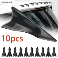 HH 10Pcs Rear Roof Shark Fins Spoiler Wing Kit Universal Car Roof Spoiler Bumper Spoiler Shark Fin D