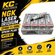 IZFR6K-11 NGK Laser Iridium Spark Plug 6994 Honda Civic FD 2.0 CR-V Accord 2.0 4PCS