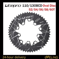 LP Litepro Folding Bike Road Bike BCD110/130mm 52T54T56T58T60T Crank Chainring Bicycle Chain Crankse