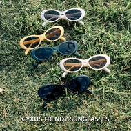 Cyxus Uv400 Cat Eye Sunglasses Non Polarized Korean Style Women 1253