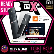 Ready Stock Xiaomi Mi TV Stick (Preinstalled Movies apps) English Version Android TV UI Netflix Google Chrome Cast