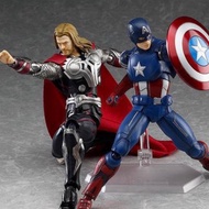 Avengers Figure Hulk Captain America Thor Action Figurine Movable Joint Hand Changing