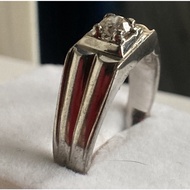 Men’s White Gold 750 Diamond Ring / Cincin Lelaki Emas Putih 750 Berlian