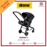 Doona X NEW Car Seat & Stroller suitable from Newborn up to 85cm - Nitro Black