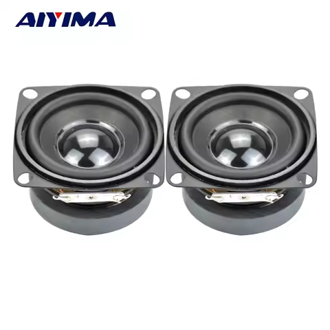 AIYIMA 2Pcs 2 Inch Full Range Speaker 4 Ohm 5W Mini Woofer Speakers DIY Home Theater Audio Subwoofer