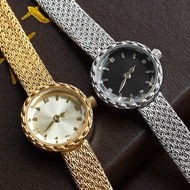 Ready Stock Fast Shipping watch agete Medieval watch Mini Delicate Round Wheat Ear Ladies Retro Fash