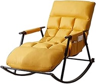 QNSALI Recliner Rocking Chair Living Room Chairs Reading Chairs For Bedrooms with Armrest Storage Ba