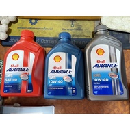 Engine Oil Motorcycle 4T shell ax3 ax7 ax7 scooter ultra Size 0.8L-1L